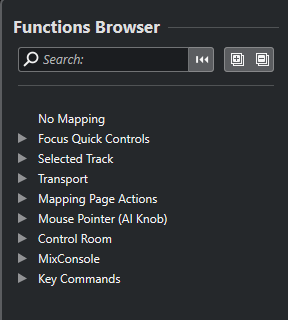 Functions Browser
