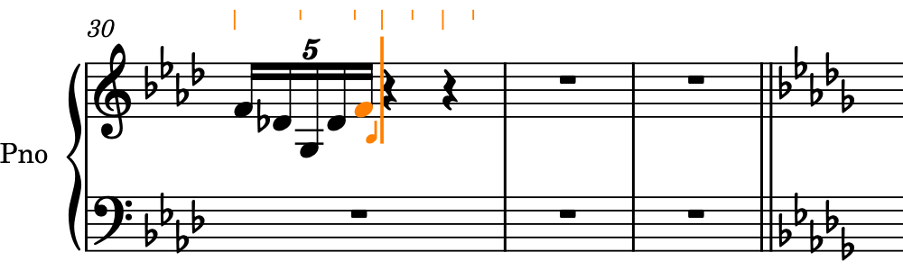 16th notes input in the 16th note quintuplet