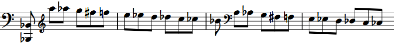 Musical passage in 12-EDO