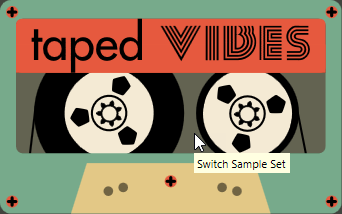 The Tape sample set is selected. To switch to the next sample set, click on the image.